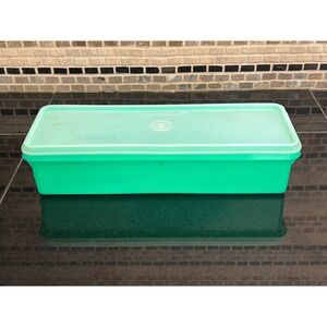 Vintage Tupperware Thin-Stor Celery Vegetable Keeper # 892‎ & 893 EUC